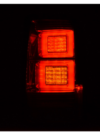 LAND ROVER DISCOVERY 3 4 MK3 Mk4 04-17 BLACK LED LIGHTBAR REAR TAIL BACK LIGHTS - LJ Automotive