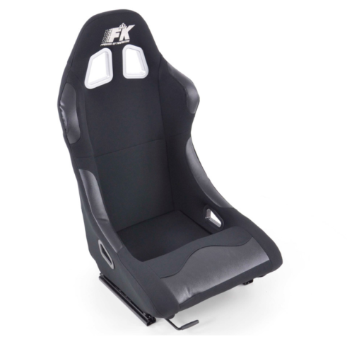 FK Bucket Sports Seat Pair Black Kit Car 4x4 Camper Van Transporter Track Custom - LJ Automotive