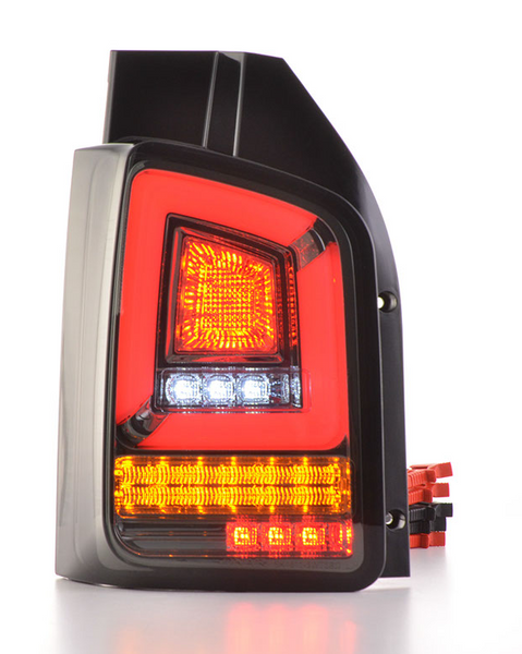 FK Automotive Pair LED Rear Lights Lightbar Sequential VW Bus Transporter T6 15+ - LJ Automotive