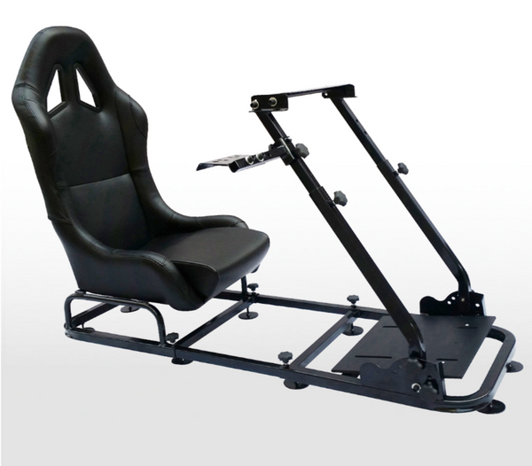 Driving Game Chair Sim Racing Seat & Frame Xbox Playstation PC Gaming Wheel Rig